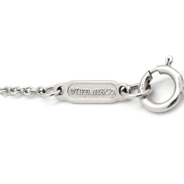 ティファニー Tiffany & Co フィリグリー ハート ダイヤペンダント ホワイトゴールド K18WG ダイヤモンド ネックレス K18 WG 南京錠 パドロック 鍵 パヴェダイヤ