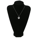 ティファニー Tiffany & Co フィリグリー ハート ダイヤペンダント ホワイトゴールド K18WG ダイヤモンド ネックレス K18 WG 南京錠 パドロック 鍵 パヴェダイヤ