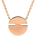 ショーメ CHAUMET ジュ ドゥ リアン ハーモニー SM 084426 ブラック×ピンクゴールド K18PG ダイヤモンド オニキス ネックレス メダル 750 18K PG ダイヤ オニキス