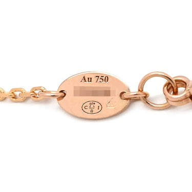 ショーメ CHAUMET ジュ ドゥ リアン ハーモニー SM 084426 ブラック×ピンクゴールド K18PG ダイヤモンド オニキス ネックレス メダル 750 18K PG ダイヤ オニキス