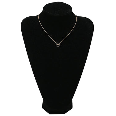 ショーメ CHAUMET ジュ ドゥ リアン ハーモニー SM 084426 ブラック×ピンクゴールド K18PG ダイヤモンド オニキス ネックレス メダル 750 18K PG ダイヤ オニキス