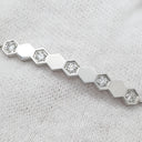 ショーメ CHAUMET ビー ドゥ ショーメ ハニカム 084850-000 ホワイトゴールド K18WG ダイヤモンド ブレスレット Bee My Love 5石 ダイヤ