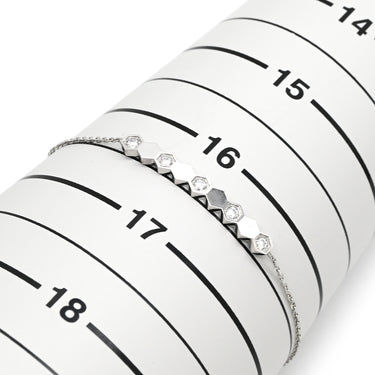 ショーメ CHAUMET ビー ドゥ ショーメ ハニカム 084850-000 ホワイトゴールド K18WG ダイヤモンド ブレスレット Bee My Love 5石 ダイヤ