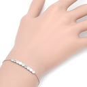 ショーメ CHAUMET ビー ドゥ ショーメ ハニカム 084850-000 ホワイトゴールド K18WG ダイヤモンド ブレスレット Bee My Love 5石 ダイヤ