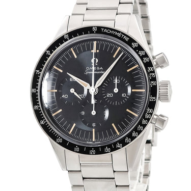 腕時計 オメガ OMEGA スピードマスター ファースト オメガ イン スペース 310.30.40.50.06.001 手巻き メンズ 黒 記念モデル