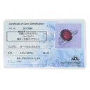 ノンブランド NON BRAND レッドトルマリン 3.37ct ダイヤリング レッド×プラチナシルバー Pt900 ダイヤモンド レッドトルマリン リング 指輪 赤 18K 750 YG オーバルミックスカット ルベライト 12.5号