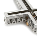 カシケイ KASHIKEY ダイヤ ブラウンダイヤ クロス ゴールド×プラチナシルバー Pt900 K18 ペンダントトップ Kashikey 18K 750 プラチナ900 十字架 クロス