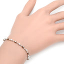 デビアス DE BEERS LINE ラインブレスレット ホワイトゴールド K18WG ダイヤモンド K18PG ブレスレット ダイヤ ブラウンダイヤ