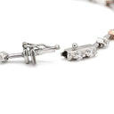 デビアス DE BEERS LINE ラインブレスレット ホワイトゴールド K18WG ダイヤモンド K18PG ブレスレット ダイヤ ブラウンダイヤ