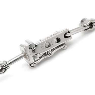 デビアス DE BEERS LINE ラインブレスレット ホワイトゴールド K18WG ダイヤモンド K18PG ブレスレット ダイヤ ブラウンダイヤ