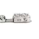 デビアス DE BEERS LINE ラインブレスレット ホワイトゴールド K18WG ダイヤモンド K18PG ブレスレット ダイヤ ブラウンダイヤ