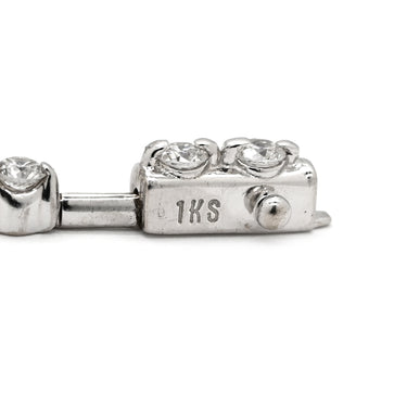 デビアス DE BEERS LINE ラインブレスレット ホワイトゴールド K18WG ダイヤモンド K18PG ブレスレット ダイヤ ブラウンダイヤ