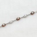 デビアス DE BEERS LINE ラインブレスレット ホワイトゴールド K18WG ダイヤモンド K18PG ブレスレット ダイヤ ブラウンダイヤ