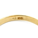 タサキ TASAKI マベパール パールホワイト×イエローゴールド K18YG パール リング 指輪 18K 18金 750 YG 真珠 ハーフマウントシェイプ 11号