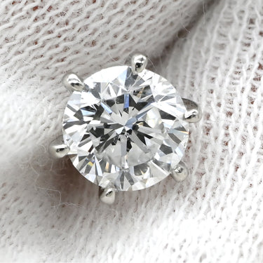 ノンブランド NON BRAND ダイヤモンドピアス 1.01ct 1.03ct プラチナシルバー Pt900 ダイヤモンド ピアス 1P 1粒 大粒