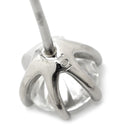 ノンブランド NON BRAND ダイヤモンドピアス 1.01ct 1.03ct プラチナシルバー Pt900 ダイヤモンド ピアス 1P 1粒 大粒