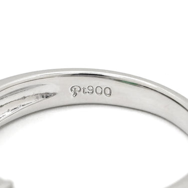 ノンブランド NON BRAND エメラルド 1.10ct ダイヤモンド グリーン×プラチナシルバー Pt900 エメラルド ダイヤモンド リング 指輪 緑 ステップカット プラチナ900 パヴェ 12号
