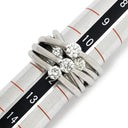 ノンブランド NON BRAND ダイヤモンド 1.17ct デザインリング プラチナシルバー Pt900 ダイヤモンド リング 指輪 プラチナ900 ボリューム 5石 11号