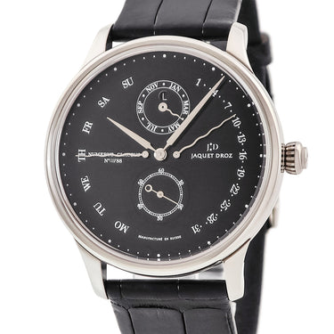腕時計 ジャケ・ドロー Jaquet Droz アストラル パーペチュアルカレンダー J008334210 自動巻き メンズ K18WG無垢 ブラック 限定