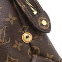 ルイヴィトン LOUIS VUITTON プティ パレ PM M45900 モノグラム モノグラムキャンバス 2WAYバッグ ゴールド金具 茶 赤 ハンドバッグ ショルダー