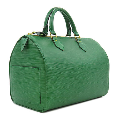 ルイヴィトン LOUIS VUITTON スピーディ 30 M43004 ボルネオグリーン エピレザー ハンドバッグ ゴールド金具 緑 ボストン