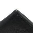ルイヴィトン LOUIS VUITTON ポルト カルト ダブル M81415 ブラック レザー モノグラムシャドウ カードケース 黒 カード入れ