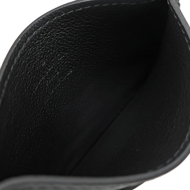 ルイヴィトン LOUIS VUITTON ポルト カルト ダブル M81415 ブラック レザー モノグラムシャドウ カードケース 黒 カード入れ