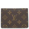 ルイヴィトン LOUIS VUITTON ポルト2カルト ヴェルティカル M60533 モノグラム モノグラムキャンバス カードケース 茶 名刺入れ 定期入れ