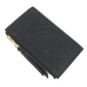 ルイヴィトン LOUIS VUITTON ポルトカルト ジップ M68339 ブラック モノグラムアンプラント コインケース ゴールド金具 黒 フラグメントケース