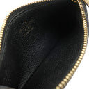 ルイヴィトン LOUIS VUITTON ポルトカルト ジップ M68339 ブラック モノグラムアンプラント コインケース ゴールド金具 黒 フラグメントケース