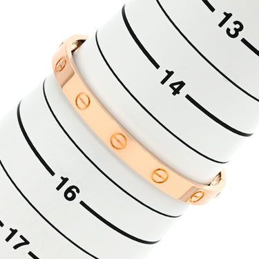 カルティエ Cartier LOVE ラブブレスレット クラシックモデル 旧型 B6067416 ピンクゴールド K18PG #16 ブレスレット Au750 18K バングル