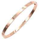 カルティエ Cartier LOVE ラブブレスレット SM B6047620 ピンクゴールド K18PG #17 ブレスレット Au750 18K バングル