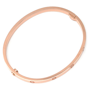 カルティエ Cartier LOVE ラブブレスレット SM B6047620 ピンクゴールド K18PG #17 ブレスレット Au750 18K バングル