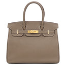 エルメス HERMES バーキン30 エトゥープ トゴ ハンドバッグ ゴールド金具 グレージュ