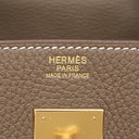 エルメス HERMES バーキン30 エトゥープ トゴ ハンドバッグ ゴールド金具 グレージュ