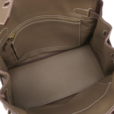 エルメス HERMES バーキン30 エトゥープ トゴ ハンドバッグ ゴールド金具 グレージュ