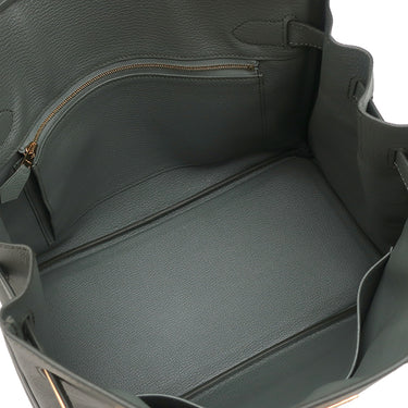 エルメス HERMES バーキン30 ヴェールアマンド ヴォーエプソン ハンドバッグ ゴールド金具