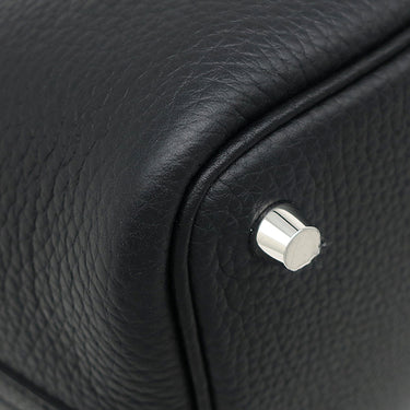 エルメス HERMES ピコタンロック PM ブラック トリヨンクレマンス ハンドバッグ シルバー金具 新品 未使用 2025年製 黒