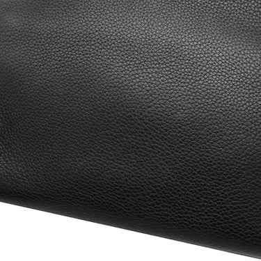 エルメス HERMES ケリー28 内縫い ブラック トゴ 2WAYバッグ シルバー金具 黒