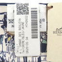 エルメス HERMES ツイリー H062910S 04 クレーム×ブルー×イエロー シルク スカーフ 新品 未使用 【ブールヴァールの陰から】