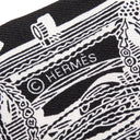 エルメス Herms ツイリー H063081S ブラック×ホワイト シルク スカーフ 新品 未使用 【メルヴェイユーズ ランタン】