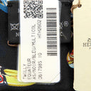 エルメス HERMES ツイリー H061798S ブラック×ブルー×マルチカラー シルク スカーフ 新品 未使用 【Equateur/赤道直下】