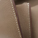 エルメス HERMES ケリーウォレット ロング エトゥープ ヴォーエプソン 長財布 シルバー金具 グレージュ