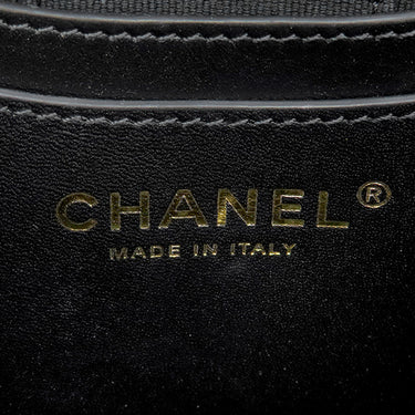 シャネル CHANEL バニティ チェーン ショルダー ブラック ラムスキン ショルダーバッグ ゴールド金具 黒 ヴァニティ