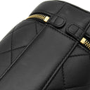 シャネル CHANEL バニティ チェーン ショルダー ブラック ラムスキン ショルダーバッグ ゴールド金具 黒 ヴァニティ