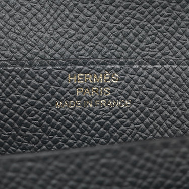 エルメス HERMES ベアンコンパクト グリミスティ ヴォーエプソン 二つ折り財布 シャンパンゴールド金具 新品 未使用 コンパクトウォレット 2025年製