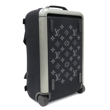 ルイヴィトン LOUIS VUITTON ホライゾン ソフト 2R55 M20125 ブラック レザー プラスチック アルミニウム 3D熱成形による一体型のニット スーツケース ガンメタル金具 36L 2輪キャスター パドロック欠品