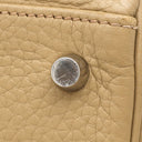 エルメス HERMES ケリー28 内縫い タバックキャメル トリヨンクレマンス 2WAYバッグ シルバー金具 ベージュ