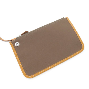 エルメス HERMES エールバッグジップ PM 31 ルトゥルネ ナチュレルサブレ×デュンヌ×エトゥープ トワルオフィシエ レザー ヴァッシュハンター 2WAYバッグ シルバー金具 キャンバス バイカラー