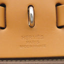 エルメス HERMES エールバッグジップ PM 31 ルトゥルネ ナチュレルサブレ×デュンヌ×エトゥープ トワルオフィシエ レザー ヴァッシュハンター 2WAYバッグ シルバー金具 キャンバス バイカラー